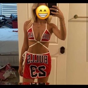 CHICAGO BULLS SKIRT SET ♥️